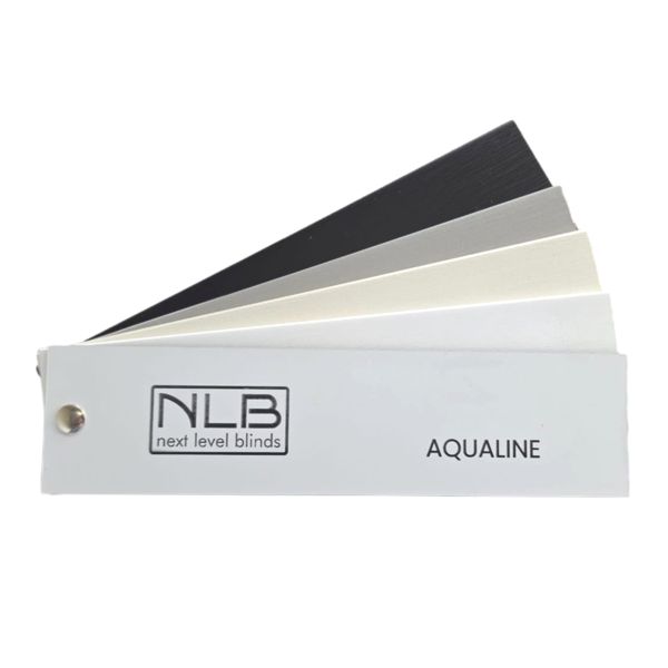 Next Level Blinds kleurwaaier Aqualine jaloezieën
