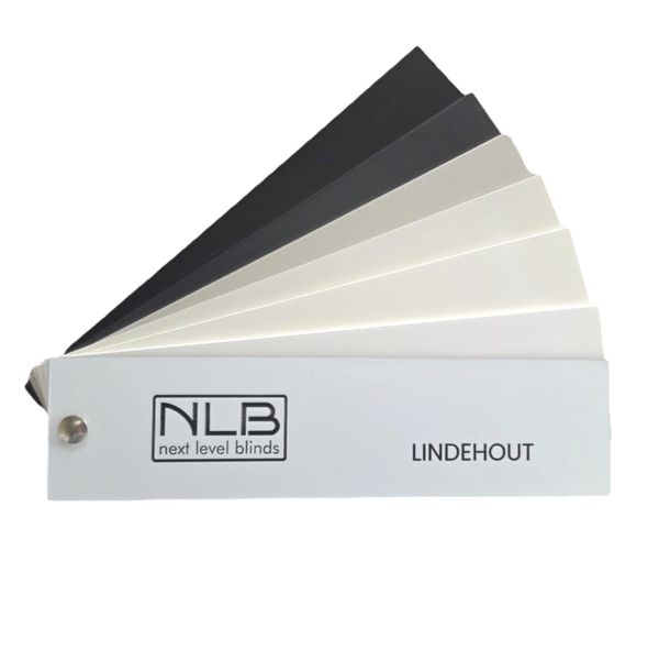 Next Level Blinds kleurwaaier lindehout jaloezieën